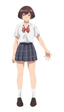 鰙久里留（CV：青山吉能）のキャラクタービジュアル (c)はっとりみつる／SQUARE ENIX・「綺麗にしてもらえますか。」製作委員会 (c)Mitsuru Hattori/SQUARE ENIX