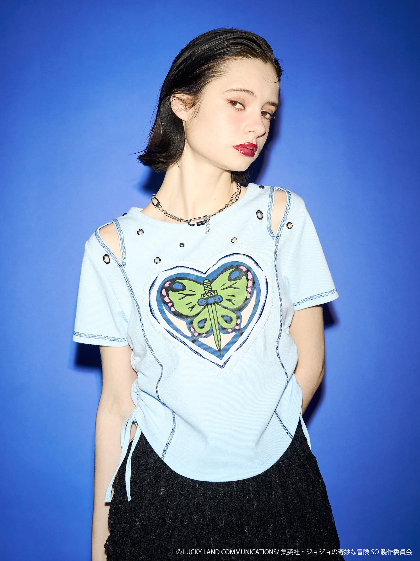 「【アニメ『ジョジョの奇妙な冒険 ストーンオーシャン』×jouetie】フィットTシャツ」