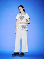 アニメ「ジョジョの奇妙な冒険 ストーンオーシャン」とjouetieのコラボアイテム着用写真