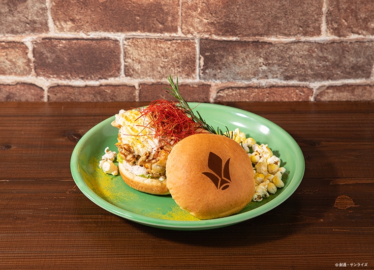 「トウモロコシかき揚げバーガー」