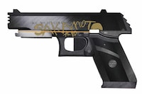 週刊少年ジャンプ2026年2号の付録の坂本の拳銃ペーパークラフト (c)鈴木祐斗／集英社