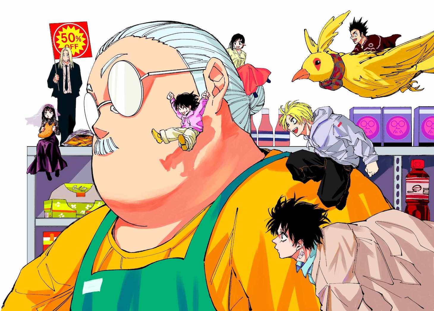 「SAKAMOTO DAYS」第1回ベストバウト投票のハガキ帳票にて、Wチャンス賞として抽選で100人に当たるポストカード (c)鈴木祐斗／集英社