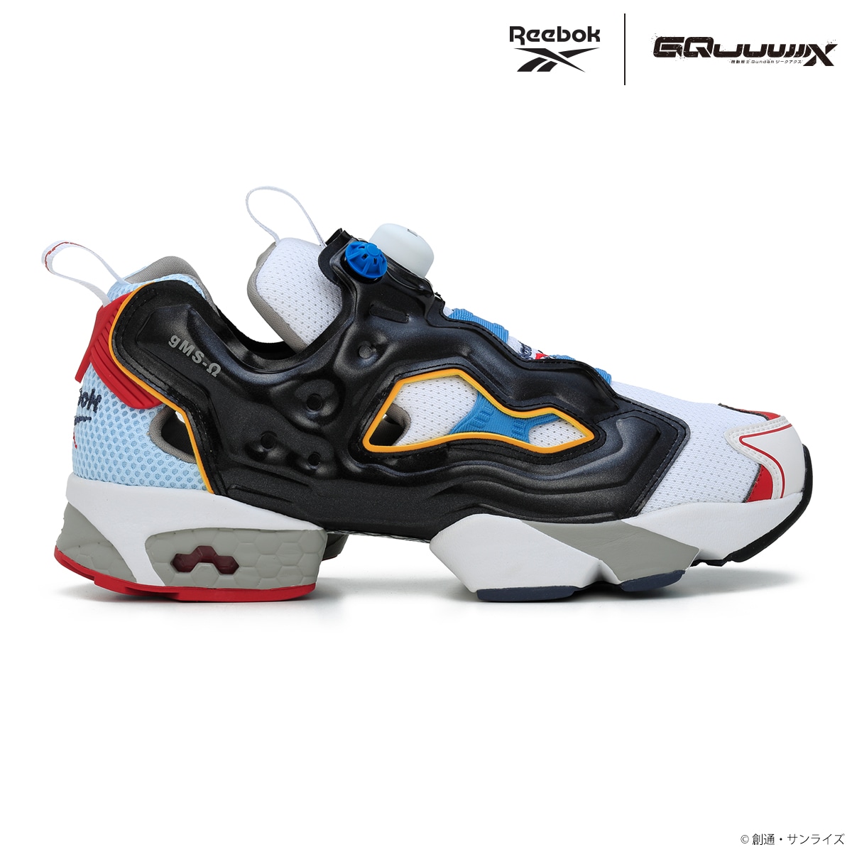 「STRICT-G Reebok『機動戦士Gundam GQuuuuuuX』INSTAPUMP FURY 94」の「GQuuuuuuX」モデル