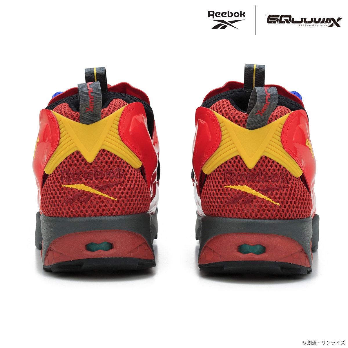 「STRICT-G Reebok『機動戦士Gundam GQuuuuuuX』INSTAPUMP FURY 94」の「RED GUNDAM」モデル