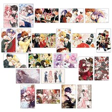 「水瀬藍＆くまがい杏子画業20周年記念原画展～みなくま展～」の「トレーディングクリアカード」