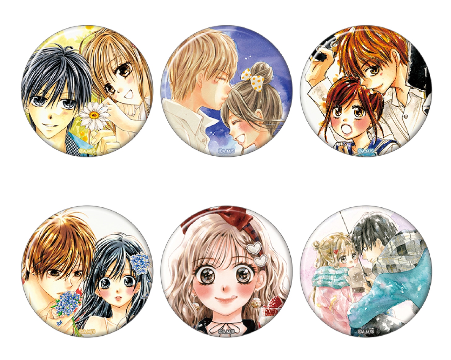 「水瀬藍＆くまがい杏子画業20周年記念原画展～みなくま展～」の「キャラバッチコレクション」