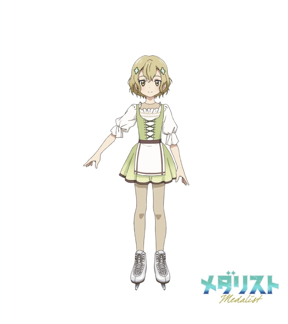 牛川四葉（CV：田中美海）名港ウィンドFSC所属の小学6年生。一生懸命だが、やや優柔不断なところがあり、趣味のお菓子作りのための買い物で悩みすぎてしまう。幼い頃から一緒に滑ってきた夕凪と仲が良い。