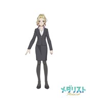 鯱城理依奈（CV：藍原ことみ）名港ウィンドFSCでNo.1の実力を持つ大学生。現役日本選手の最上位である特別強化選手に選ばれている。前回のオリンピックにも出場し、後輩たちにとっては憧れの存在。