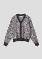 「ポチタ パターン｜ジャカードカーディガン」