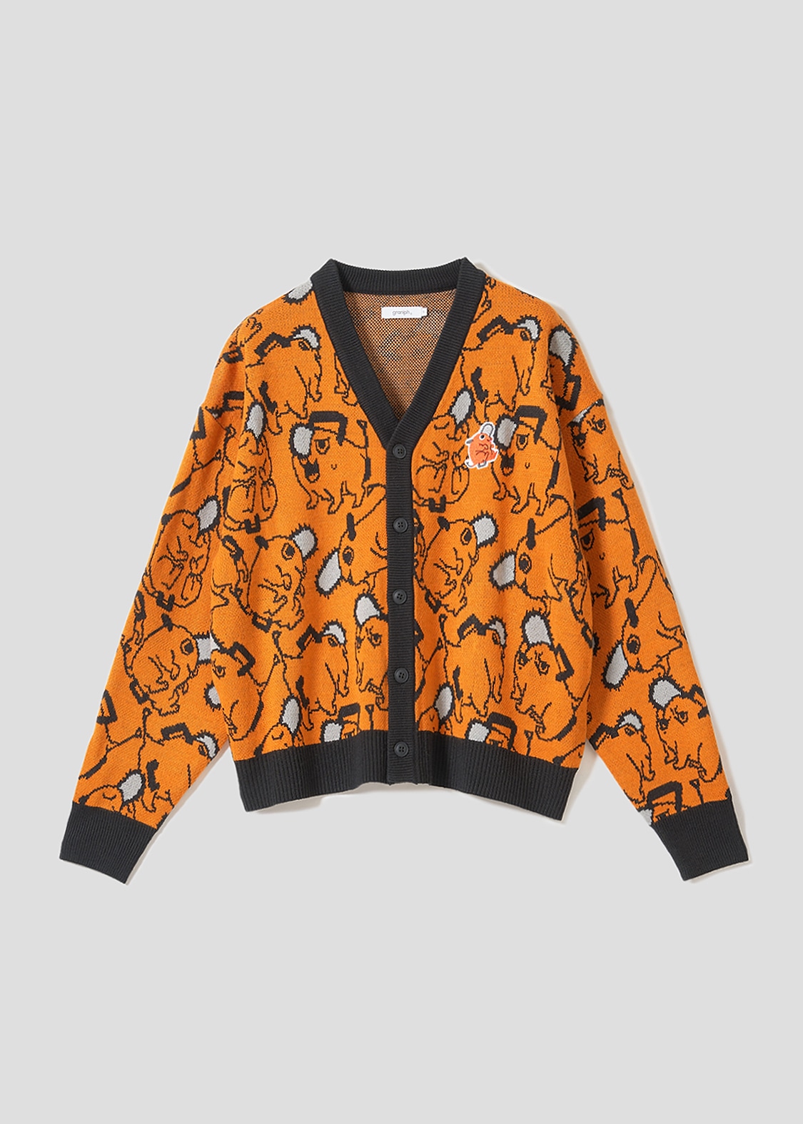 「ポチタ パターン｜ジャカードカーディガン」