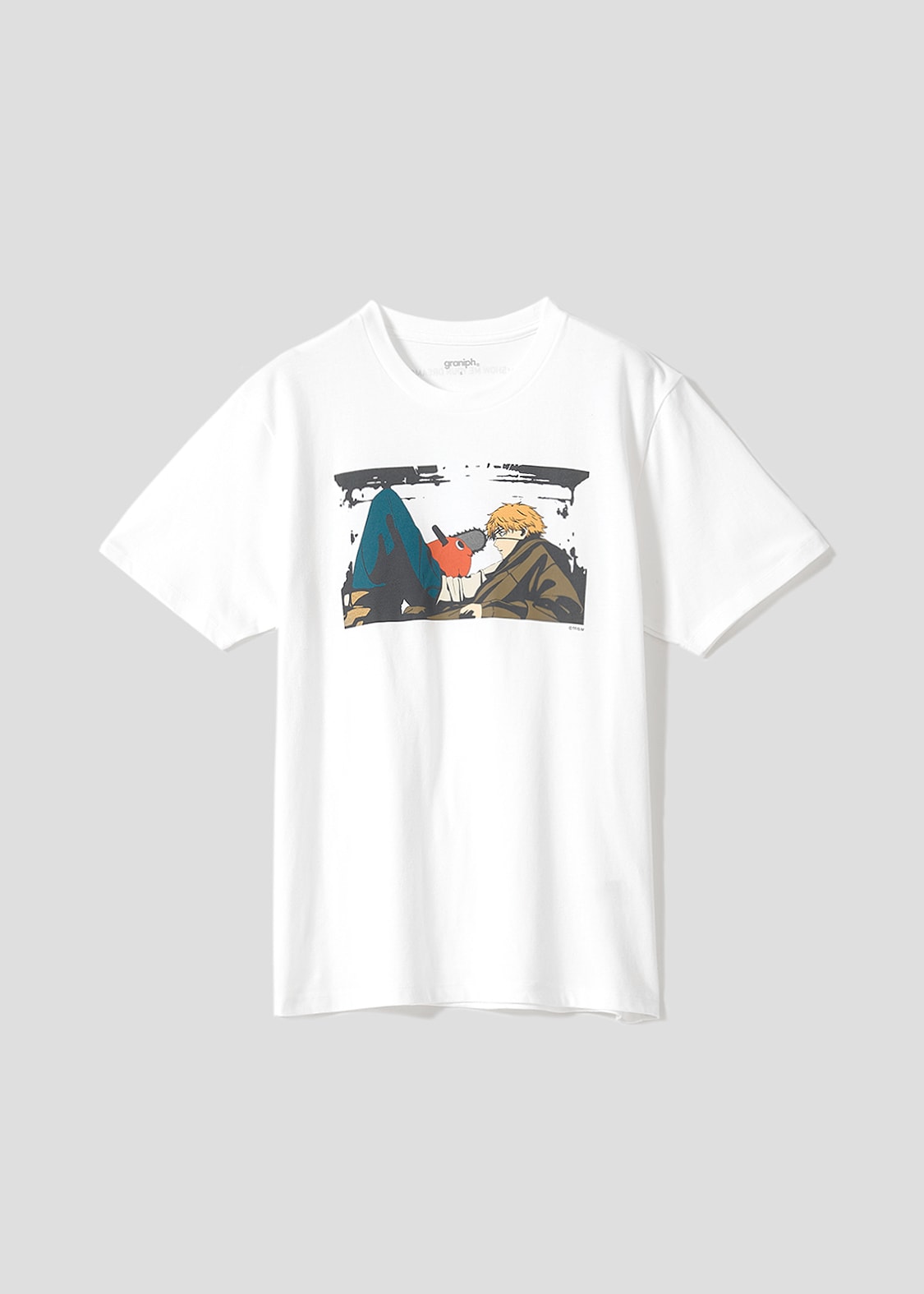 デンジとポチタ｜Tシャツ」 - 「チェンソーマン」とグラニフが初コラボ
