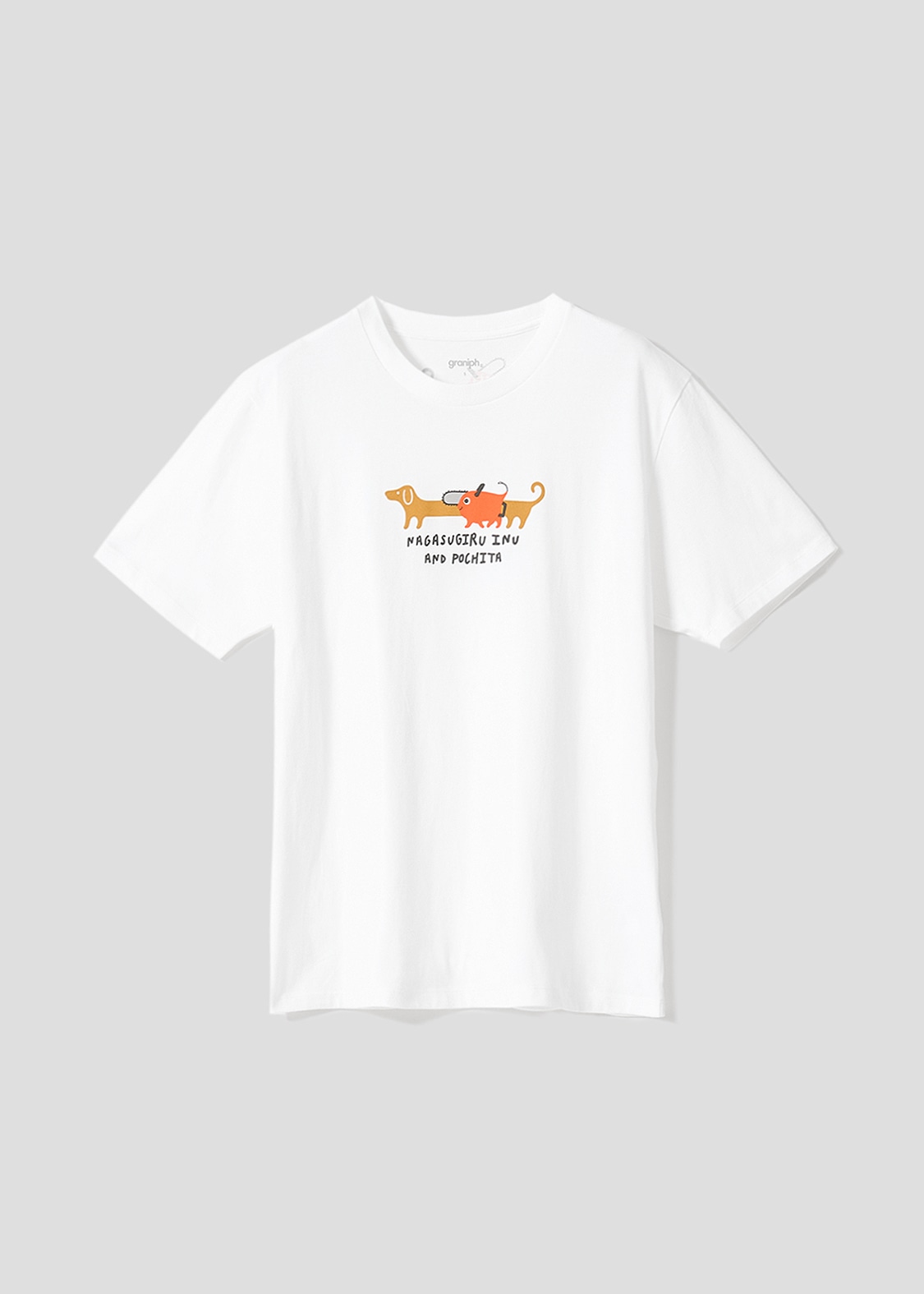 「ナガスギルイヌとポチタ｜Tシャツ」