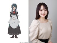 ディアナ（CV：小山内怜央）。おっとりしたラインヴァイス家のメイド。一見常識的だが、意外と毒舌なところも。