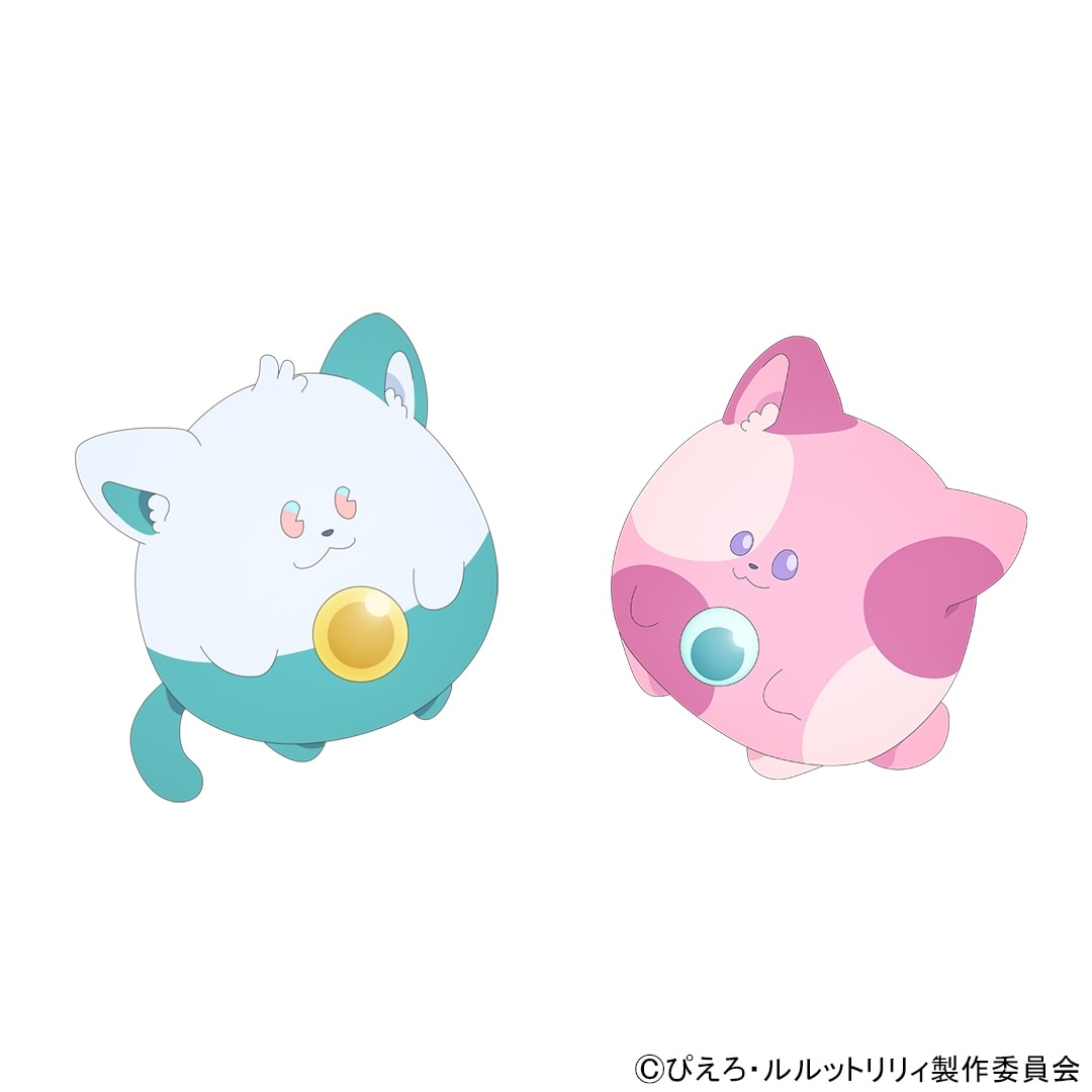 「魔法の姉妹ルルットリリィ」に登場するうぐいすとあずき (c）ぴえろ・ルルットリリィ製作委員会