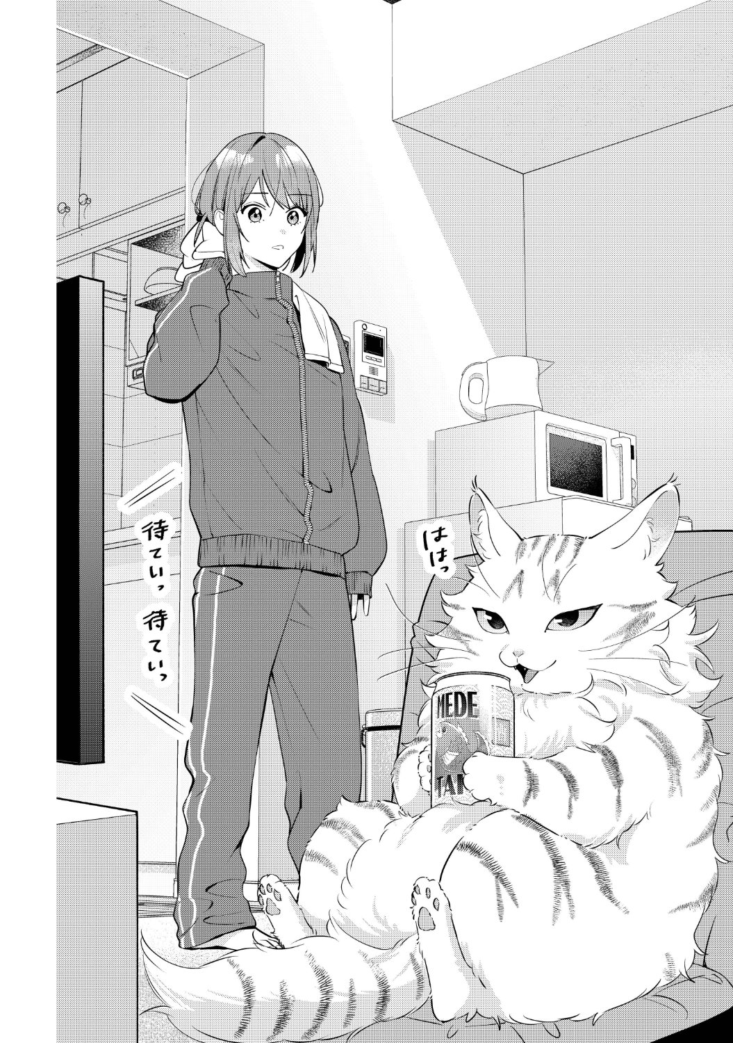 「拾ったのが本当に猫かは疑わしい」1話より