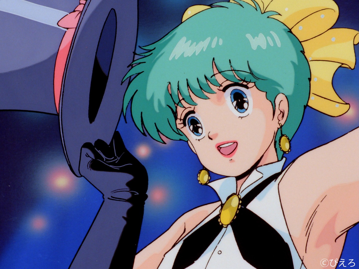 「魔法のスターマジカルエミ」ノンテロップオープニング映像の場面カット (c)ぴえろ