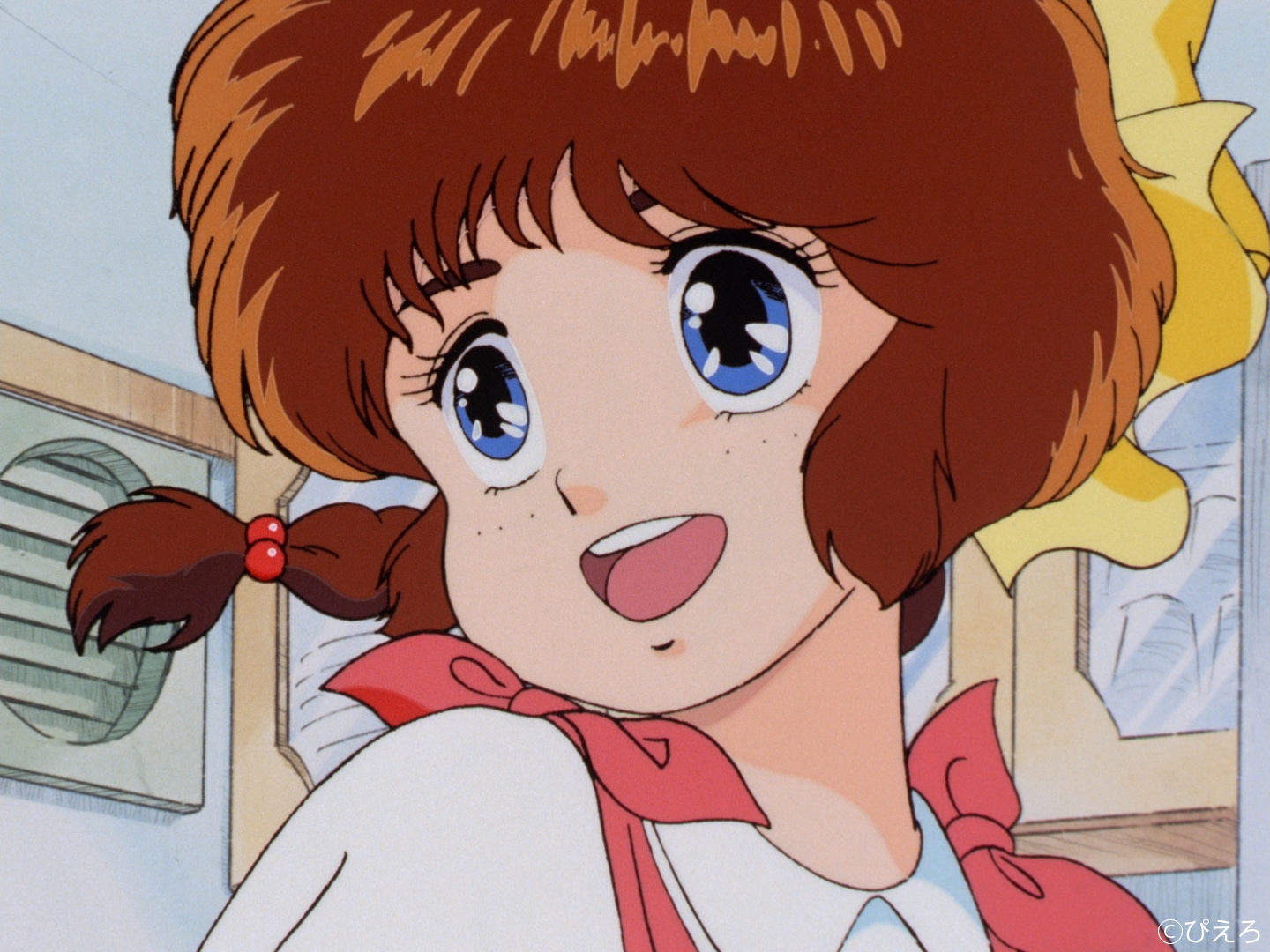 「魔法のアイドルパステルユーミ」ノンテロップオープニング映像の場面カット (c)ぴえろ