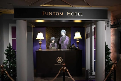 「黒執事 Black Label Memorial Arcade」の「Funtom Hotel」フォトスポット