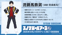 流鏑馬鉄男（CV：吉永拓斗）のキャラクター紹介