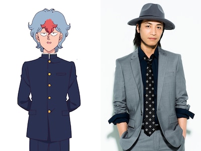 春曲鈍（CV：鳥海浩輔）。零の小学校時代の同級生。性格はおとなしく人見知り。小学6年生の時に引っ越したきりだったが……。 (c)新沢基栄／集英社・奇面組