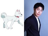 一堂ラッシー（CV：岡田雄樹）。一堂家の飼い犬。一堂家の周りをうろついており、いつのまにか飼われ始めた。 (c)新沢基栄／集英社・奇面組