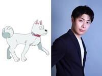 一堂ラッシー（CV：岡田雄樹）。一堂家の飼い犬。一堂家の周りをうろついており、いつのまにか飼われ始めた。 (c)新沢基栄／集英社・奇面組