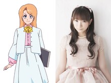 若人蘭（CV：堀江由衣）。奇面組や唯、千絵が通うことになる一応高校の担任教師。伊狩の大学時代の後輩。世間知らずのお嬢様で場違いなファッションで周りを驚かせることもしばしば。 (c)新沢基栄／集英社・奇面組