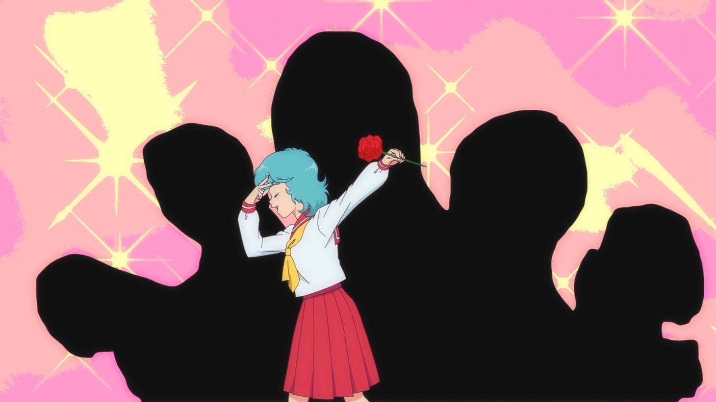 TVアニメ「ハイスクール！奇面組」メインPVの場面カット (c)新沢基栄／集英社・奇面組