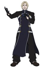 ライノー（CV：中村悠一）。所属は懲罰勇者9004隊、罪状はなし。自ら懲罰勇者に志願した変わり者で、砲兵としての才覚を持つ。礼儀正しい態度で聖人君子のような発言をするが、常に胡散臭い微笑を浮かべている。全身を包む異様な甲冑に聖印が刻まれ、巨大な右腕が砲身として機能する。 (c)2024 ロケット商会/KADOKAWA/勇者刑に処す製作委員会