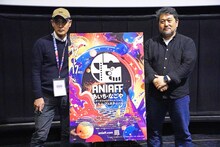 左から映画祭アーティスティックディレクターの数土直志氏、瀬下寛之監督