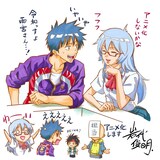 岩代俊明による「PSYREN -サイレン-」アニメ化を祝うイラスト