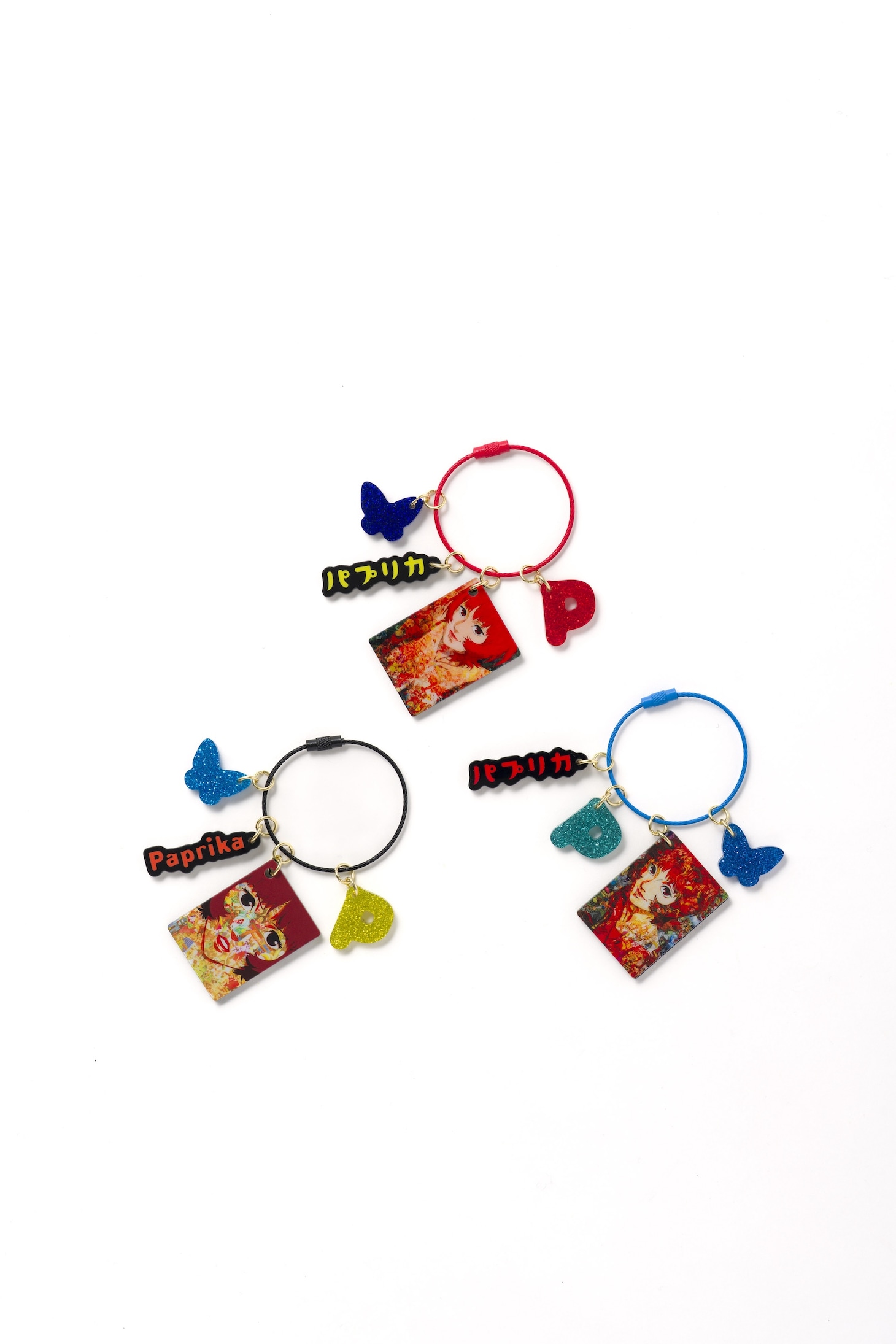 「Paprika limited pop up store」で販売されるアクリルキーホルダー