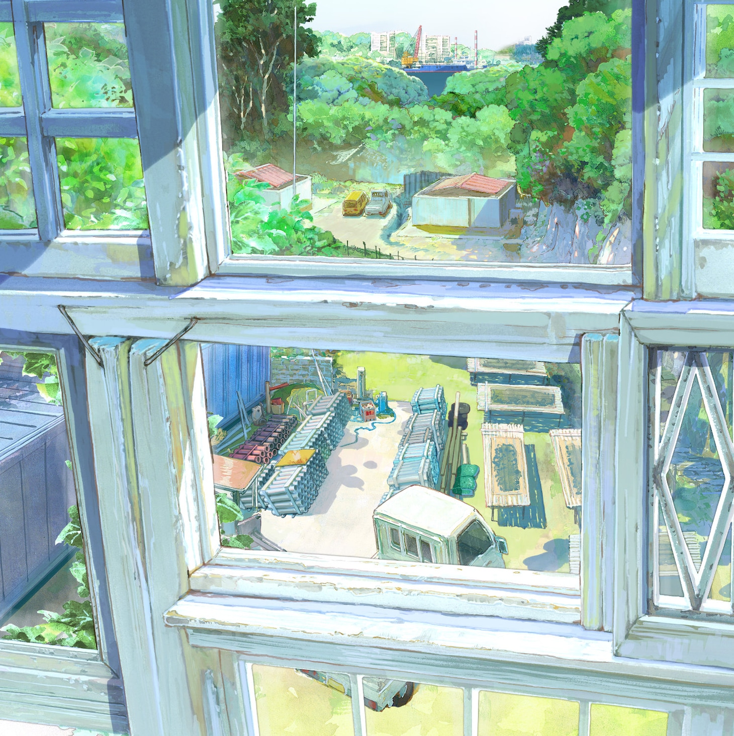 「花緑青が明ける日に」美術ボード