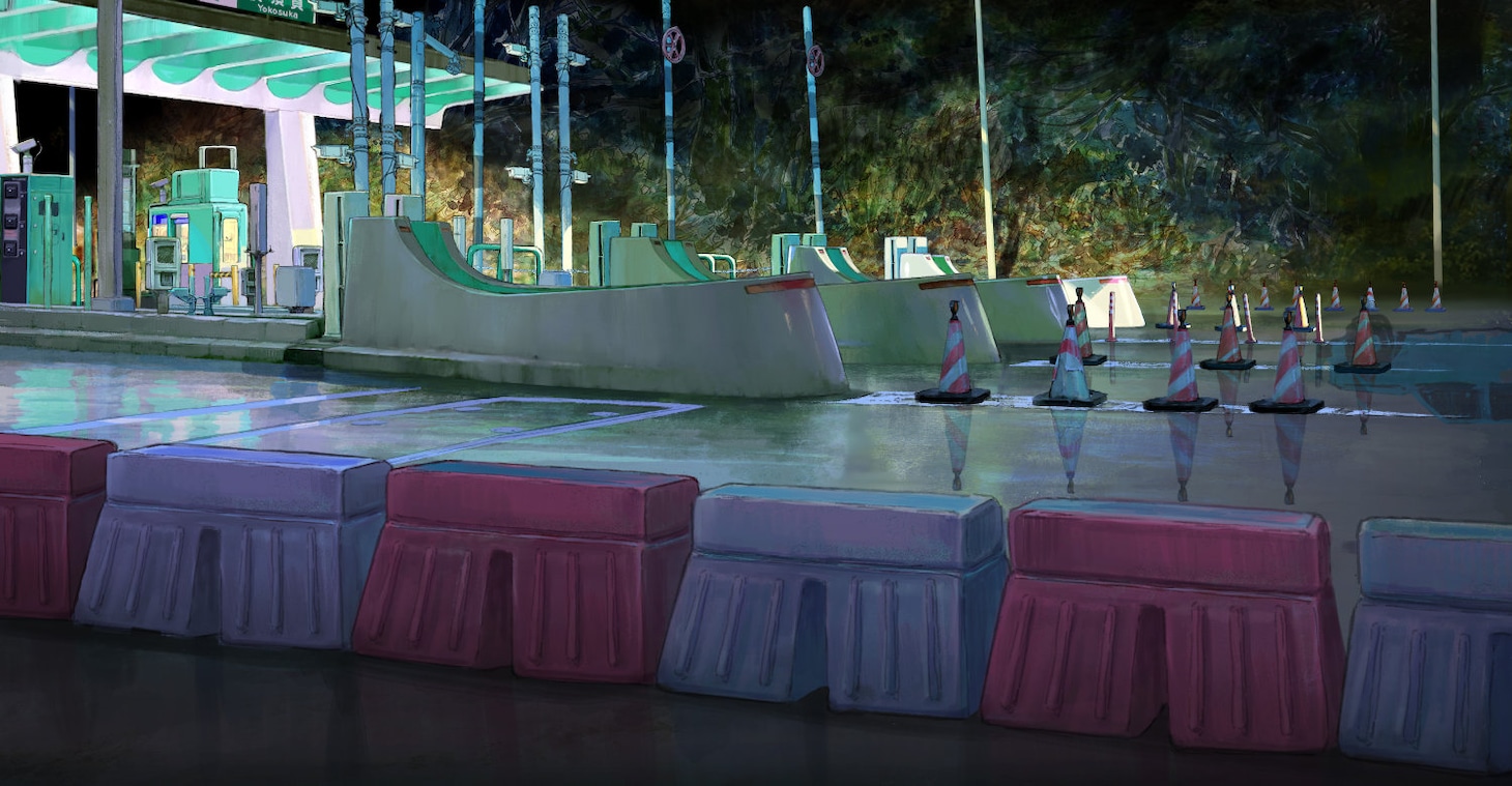 「花緑青が明ける日に」美術ボード