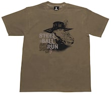 「スティール・ボール・ラン」ヴィンテージ風Tシャツ、UJ1月号の応募者全員サービスに