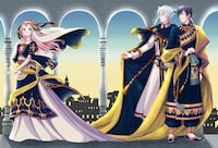 「星降る王国のニナ 画集 The Art of Nina the Starry Bride」収録イラストより