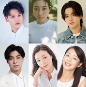 ドラマ「略奪奪婚」のキャスト。上段左から松本大輝、川島鈴遥、ISSEI、下段左から小野塚勇人、街田しおん、野村真美