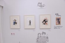 「あだち充作品ギャラリー」の様子