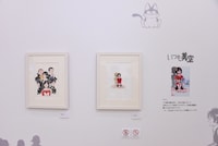 「あだち充作品ギャラリー」の様子