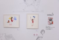 「あだち充作品ギャラリー」の様子