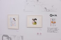 「あだち充作品ギャラリー」の様子