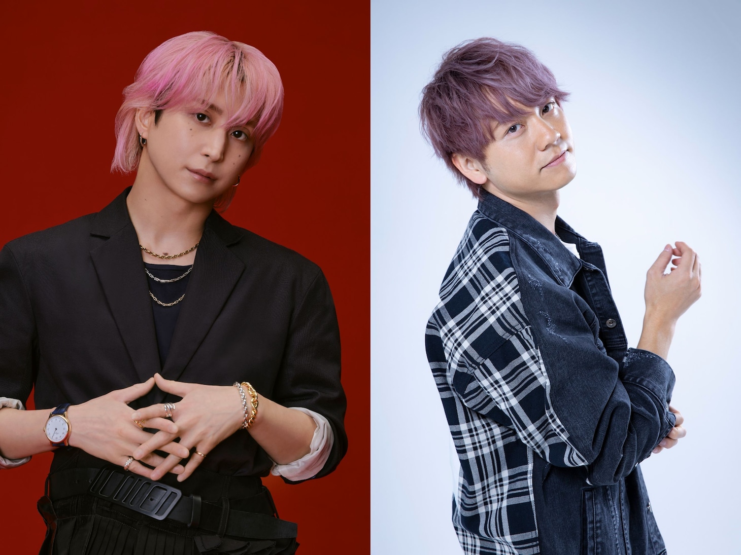 左から佐久間大介（Snow Man）、林勇