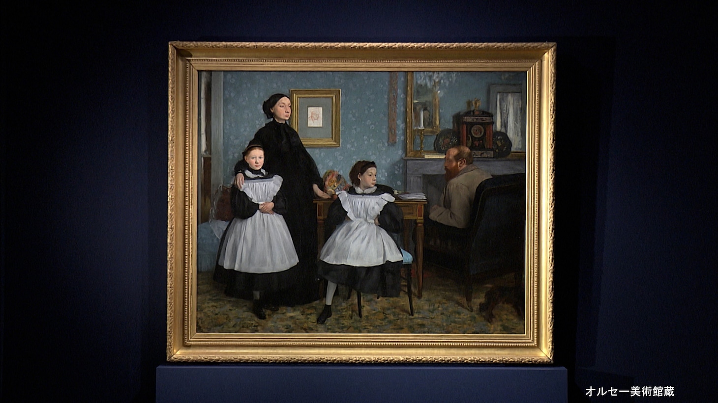 「日曜美術館 まなざしのヒント 印象派 人物画編」より、エドガー・ドガ「家族の肖像（ベレッリ家）」（写真提供：NHK）