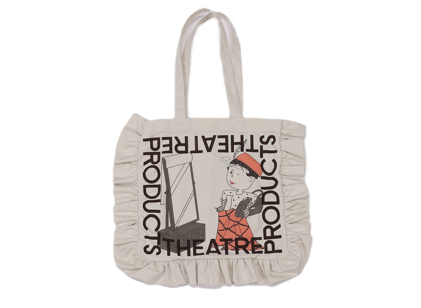 THEATRE PRODUCTSコラボレーションアイテムの「フリルトート」