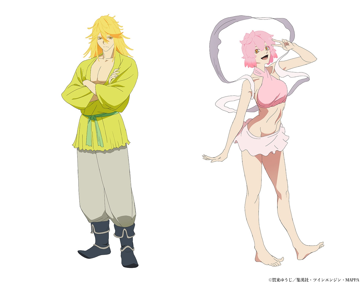 天仙の菊花・桃花の新キャラクタービジュアル