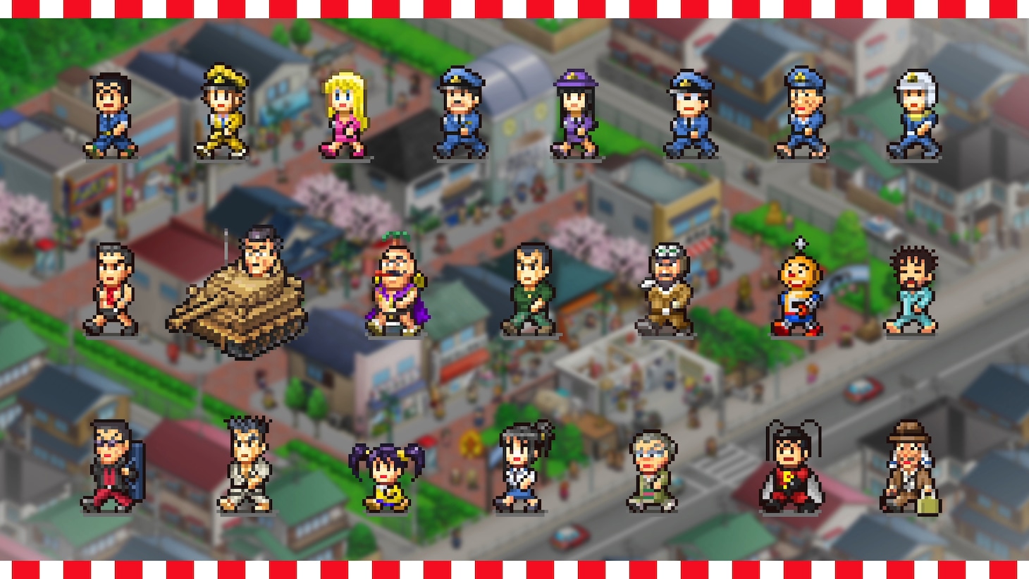 シミュレーションゲーム「こちら葛飾区亀有公園前派出所～両さんの商店街物語～」より ※画面は開発中のもの