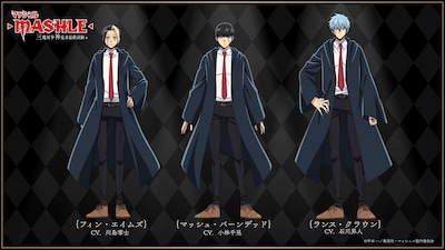 TVアニメ「マッシュル-MASHLE-」第3期「三魔対争神覚者最終試験編」のキャラクター設定画