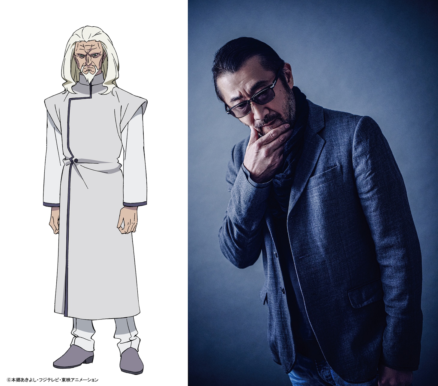 左から王会長、大塚明夫