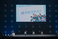 「ジャンプフェスタ2026」内の「アオのハコ」ステージイベント。左から小林千晃、千葉翔也、上田麗奈、鬼頭明里 (c) SHUEISHA Inc. All rights reserved.