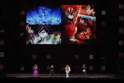 「ジャンプフェスタ2026」内の「鬼滅の刃」ステージの様子 (c)SHUEISHA Inc. All rights reserved.